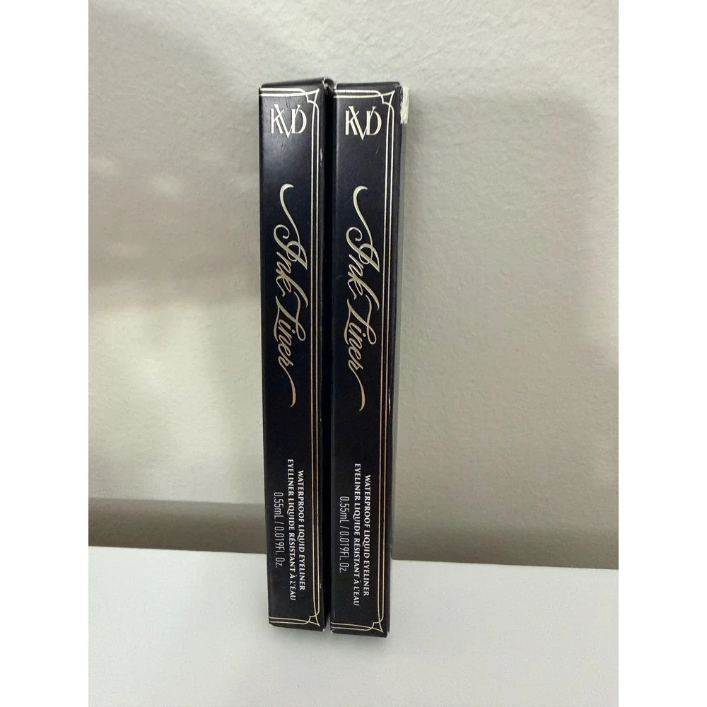 KVD Ink Liner Liquid Eyeliner Women 0.55ml Trooper Black 2pk Waterproof NWT